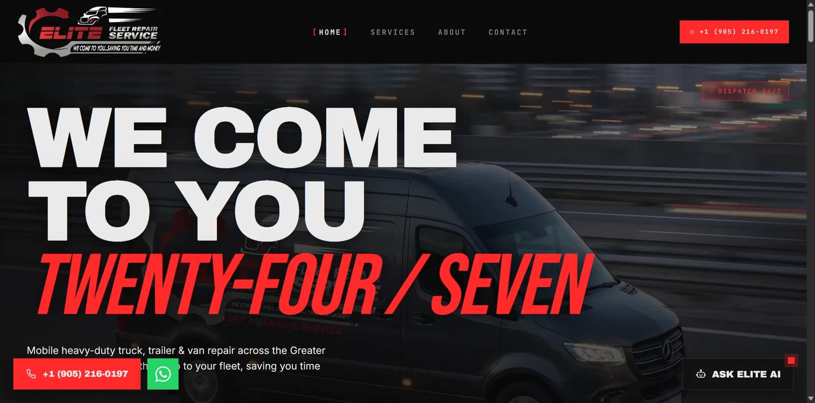 Mobile Truck Repair Website, image 1 of 1