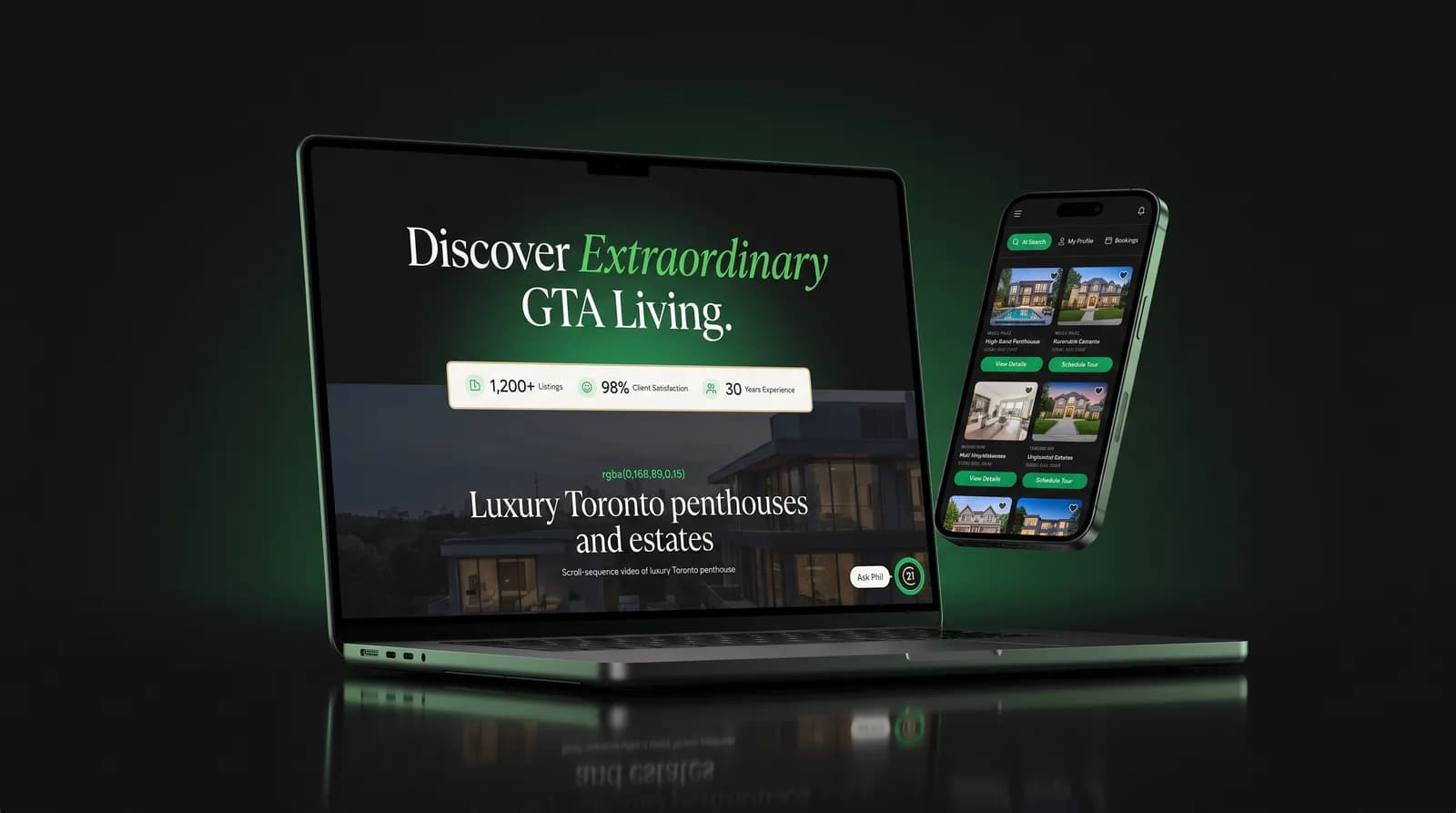 Real Estate Agent Website, image 4 of 6