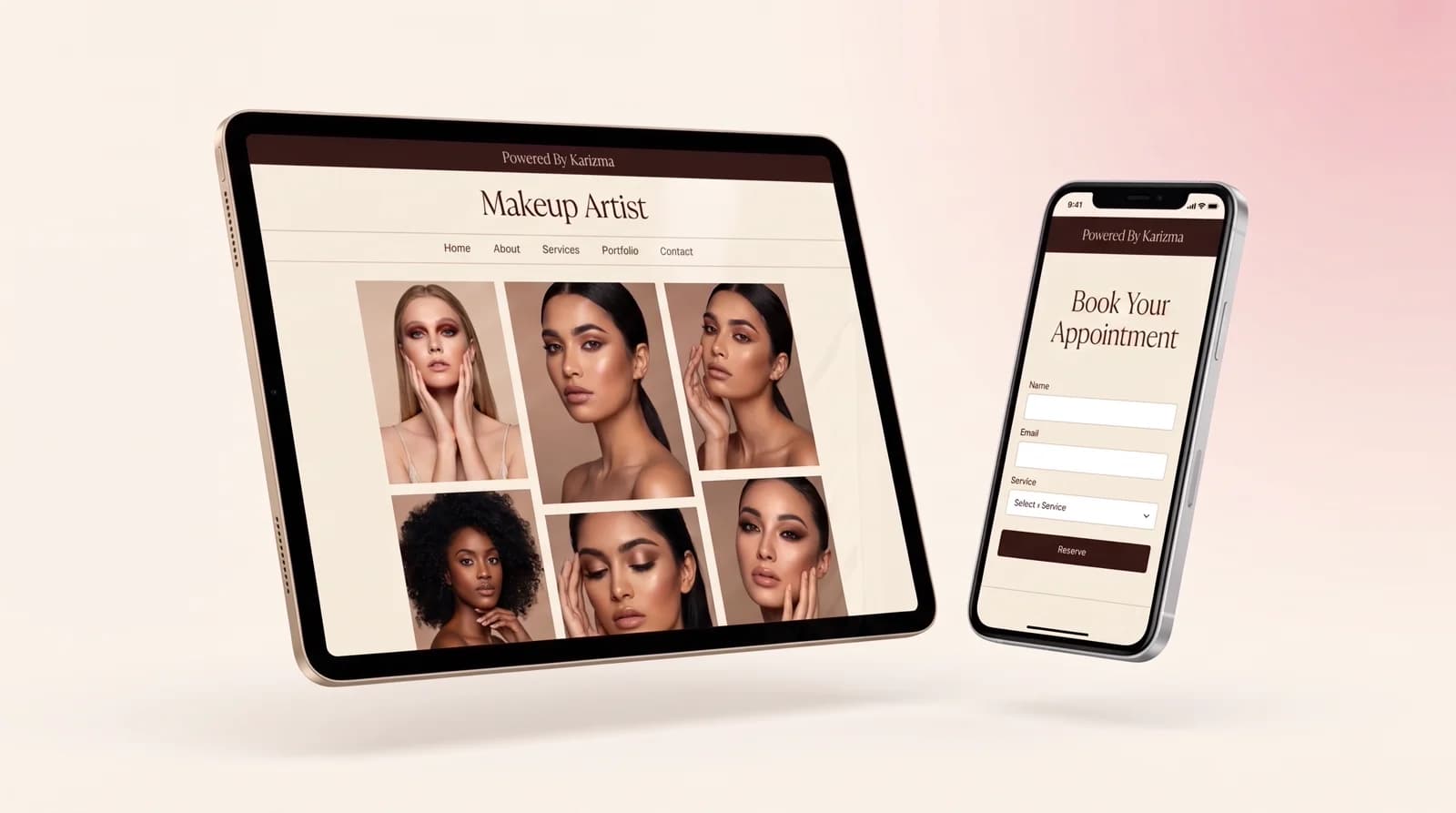 Makeup Artist Booking Website